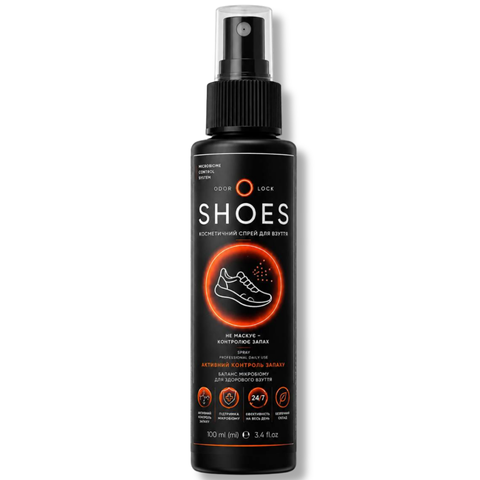 Спрей для взуття від неприємного запаху ODOR LOCK SHOES 100 мл &mdash; спрей Odor Lock проти неприємного запаху