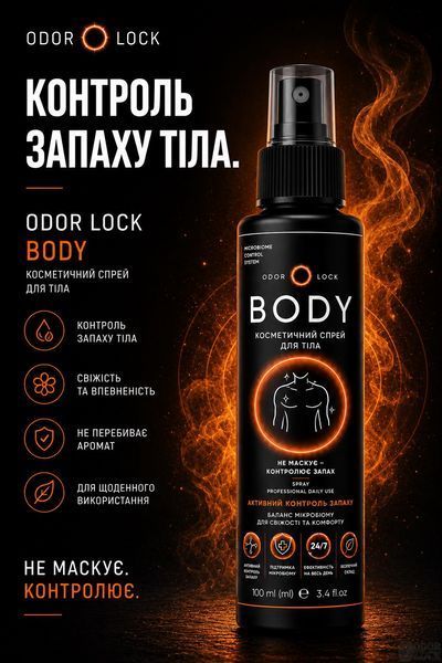 Спрей для тела от неприятного запаха ODOR LOCK BODY 100 мл &mdash; спрей Odor Lock против неприятного запаха